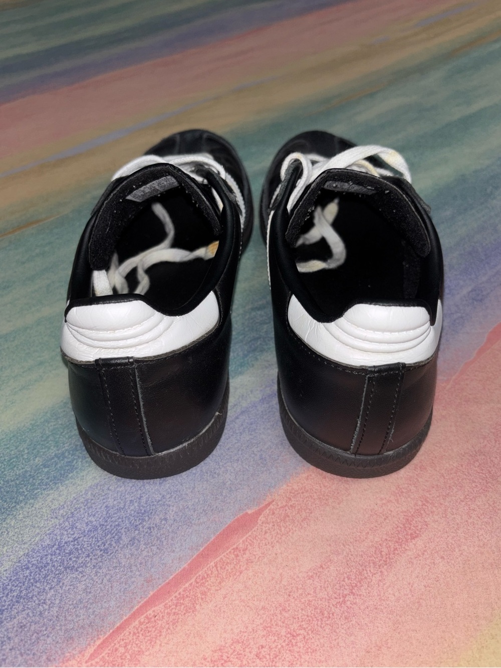 Adidas Samba OG Leather sneakers black white shoes men’s 8.5 / women’s 9.5 - Picture 6 of 9